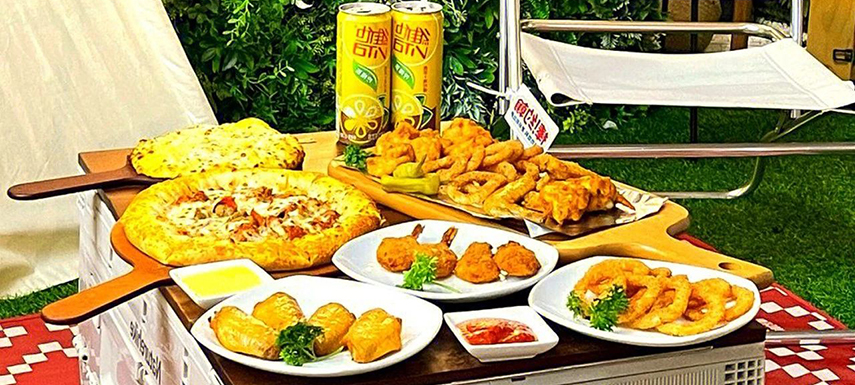 酸菜魚、雞爪、炸雞、甜品、披薩……搶占露營新場景，不負春游好“食”光